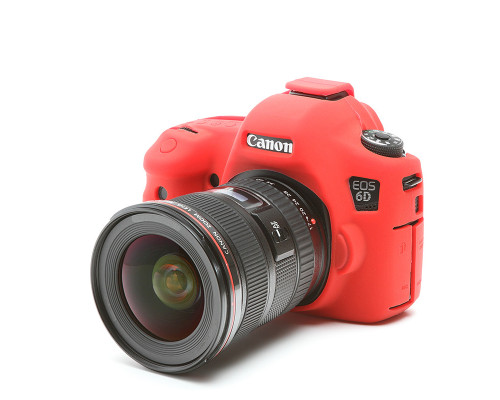 Захисний силіконовий чохол для фотоапаратів Canon EOS 6D - червоний