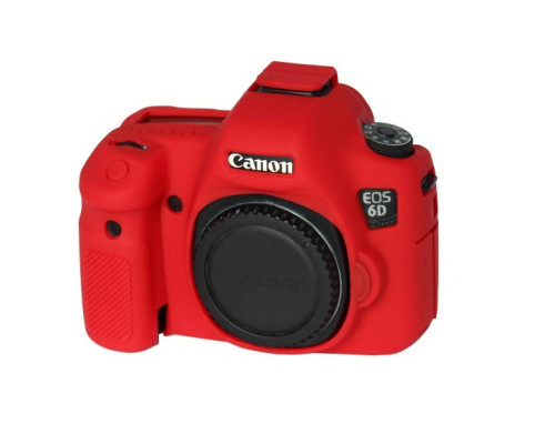 Захисний силіконовий чохол для фотоапаратів Canon EOS 6D - червоний
