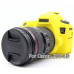 Захисний силіконовий чохол для фотоапаратів Canon EOS 6D - жовтий