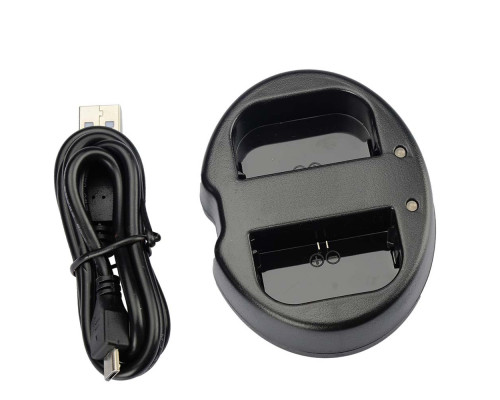 Зарядное устройство USB для 2-х аккумуляторов Canon LP-E6, LP-E6N