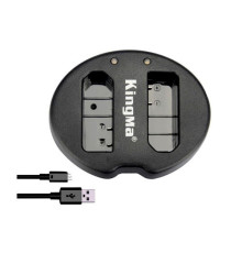 Зарядний пристрій USB для 2-х акумуляторів Nikon EN-EL14, EN-EL14A