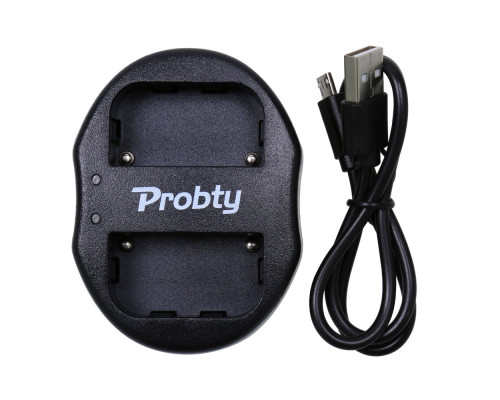 Зарядний пристрій USB для 2-х акумуляторів Sony NP-F570 (NP-F550)