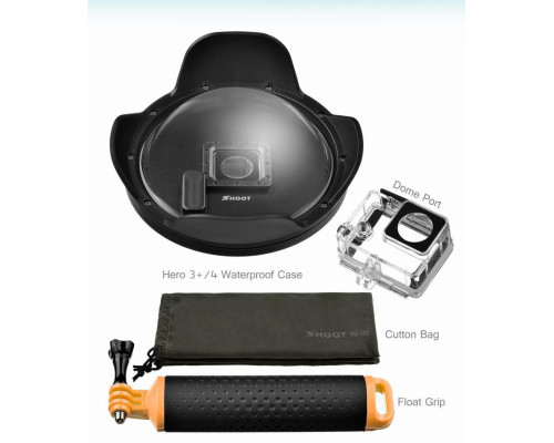 Підводний бокс DOME PORT від SHOOT до камер GoPro Hero 3, 4 - (20 см) ver. 2 (код № XTGP320)