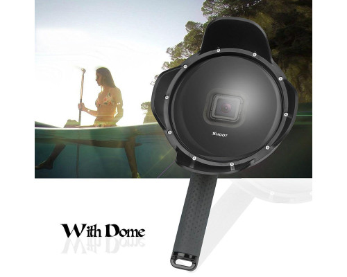 Підводний бокс DOME PORT від SHOOT для камер GoPro Hero 5, 6, 7 – (20 см – з блендою) v. 2 (код № XTGP376B)