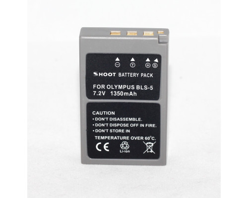 Акумулятор для фотоапаратів OLYMPUS - BLS-5 (PS-BLS5, BLS-50) - анлог на 1350 ma