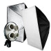 Софтбокс, розсіювач, дифузор (Softbox) 50 х 70 см для постійного флуоресцентного світла - на 4 патрони E27