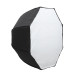 Софтбокс, розсіювач, дифузор "октагон" 70 см для постійного флуоресцентного світла - на 4 патрони E27
