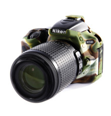 Захисний силіконовий чохол для фотоапаратів Nikon D5500, D5600 - камуфляж
