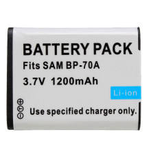 Акумулятор BP70A (BP-70A, BP-70EP, EA-BP70A, EA-BP70A, SLB-70A) для камер SAMSUNG - 1200 ma