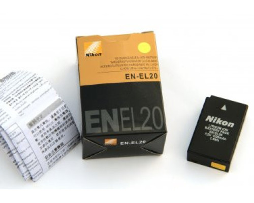 Акумулятор EN-EL20 (аналог EN-EL20a) для фотоапаратів NIKON 1 J1, J2, J3, CoolPix A