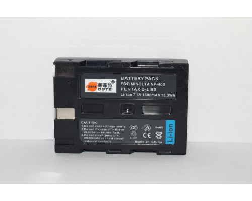 Акумулятор NP-400 (аналог D-LI50) для KONICA MINOLTA - 1800 ma