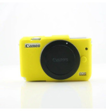 Захисний силіконовий чохол для фотоапаратів CANON EOS M10 - жовтий