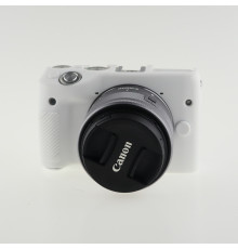 Захисний силіконовий чохол для фотоапаратів CANON EOS M3 - білий