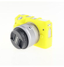 Захисний силіконовий чохол для фотоапаратів CANON EOS M3 - жовтий