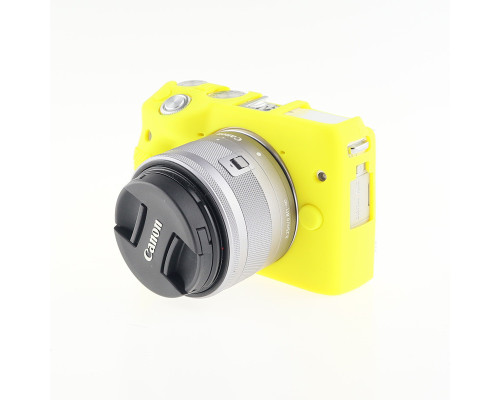 Захисний силіконовий чохол для фотоапаратів CANON EOS M3 - жовтий