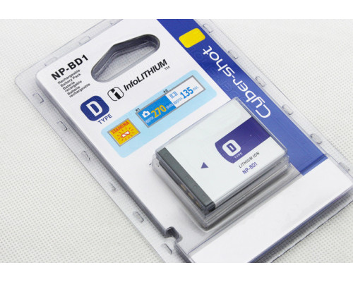 Акумулятор NP-BD1 для фотоапаратів Sony