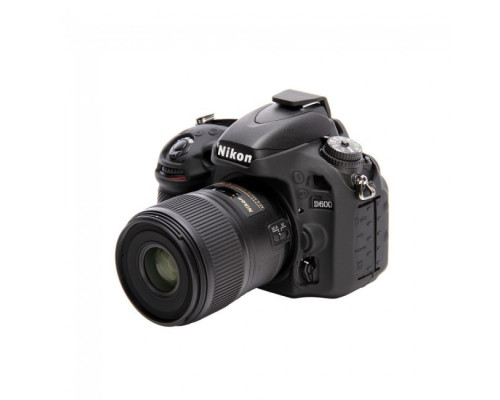 Захисний силіконовий чохол для фотоапаратів Nikon D600, D610 - чорний
