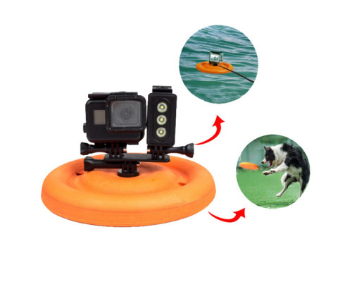 Літаюча та водоплавна тарілка - frisbee для екшен камер Xiaomi YI, SJCam, GoPRO (код № XTGP420)