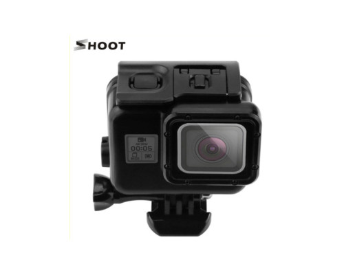 Аквабокс, водонепроникний бокс Shoot V. 2 для екшн камер GoPro Hero 5, 6, 7 (до 30 метрів) (код № XTGP377A)